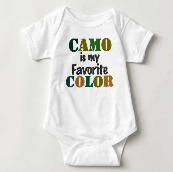 Baby Statement Onesies - CAMO - MYSTYLEMYCLOTHING