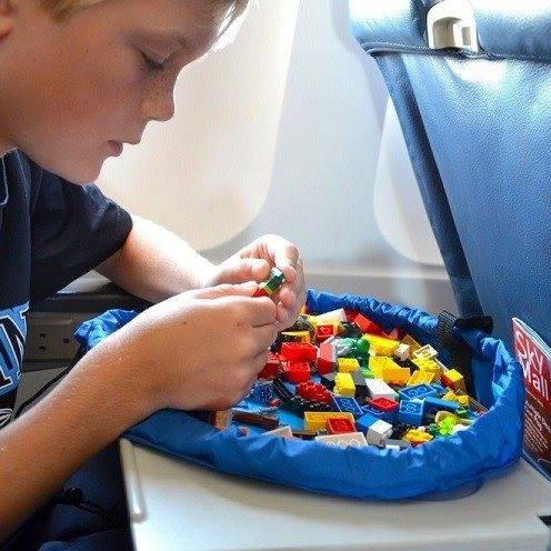Portable Kids Toy Storage Bag and Play Mat - Small - MYSTYLEMYCLOTHING