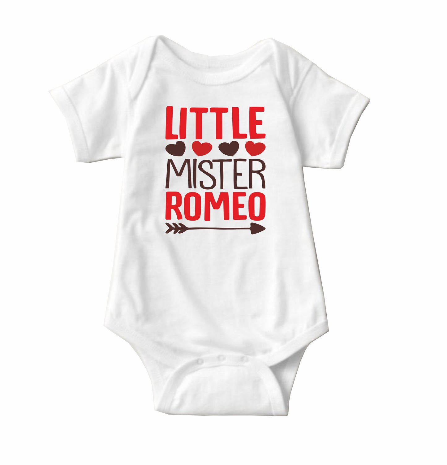 Baby Statement Onesies - Little Mister Romeo - MYSTYLEMYCLOTHING