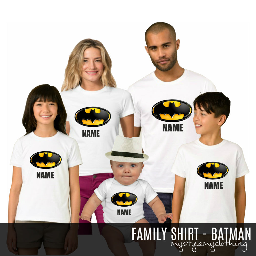 Family Set Shirt - Batman - MYSTYLEMYCLOTHING