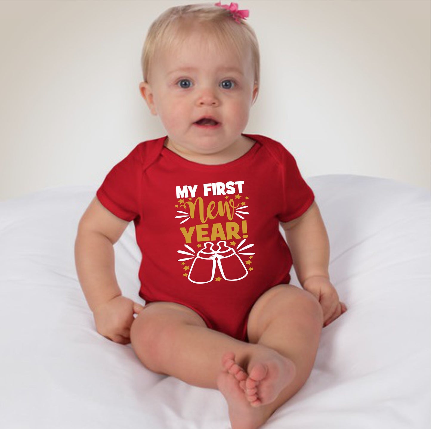 Baby New Year Holiday Onesies - My 1st New Year