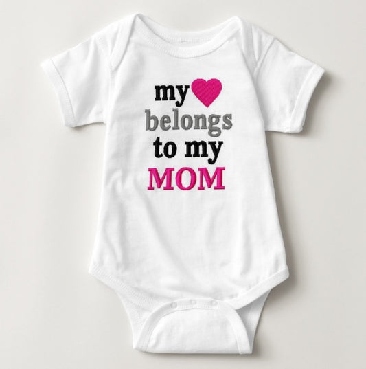 Baby Statement Onesies - My ♥ - MYSTYLEMYCLOTHING