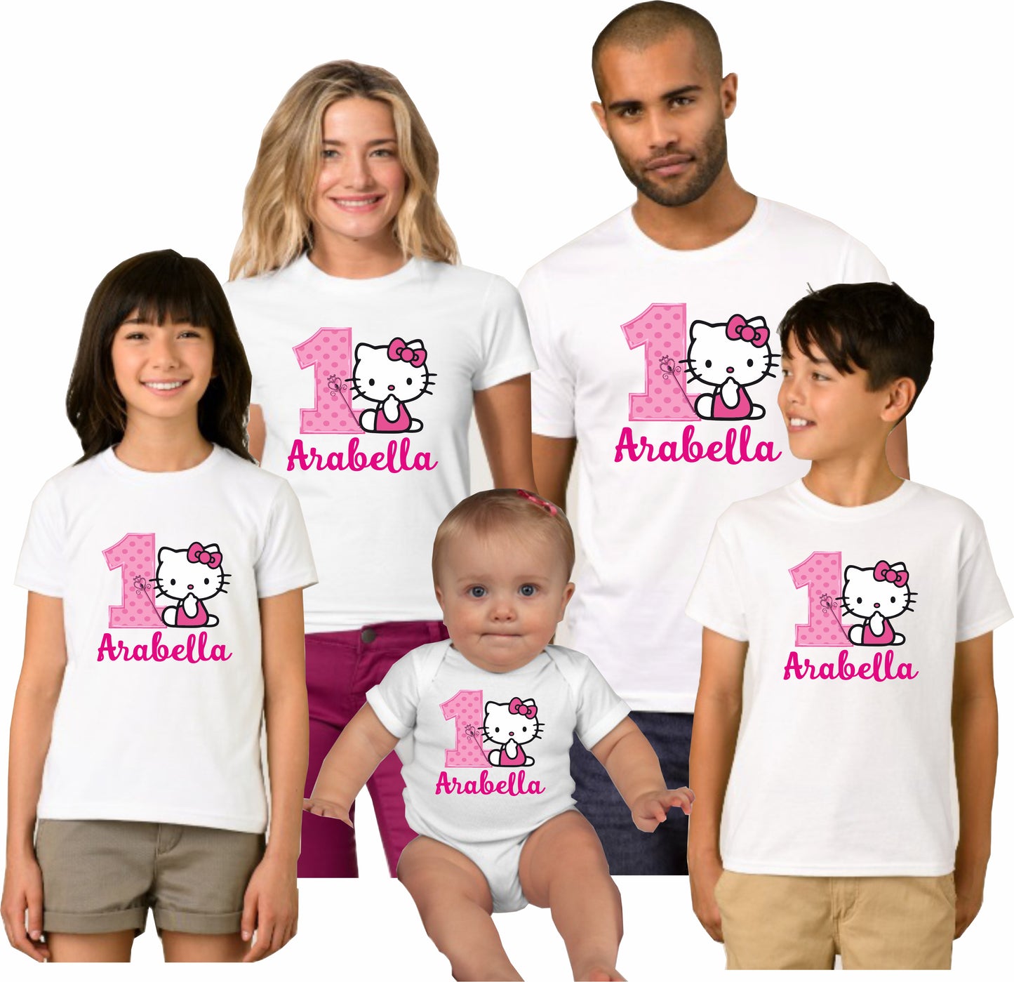 Family Set Shirt - Hello Kitty II - MYSTYLEMYCLOTHING