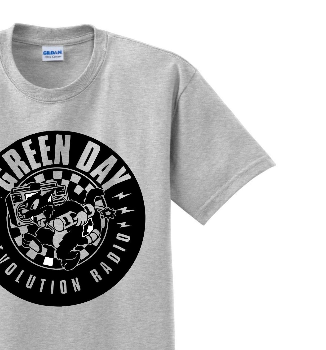 Radical Band  Men's Shirts - Green Day (Gray) - MYSTYLEMYCLOTHING