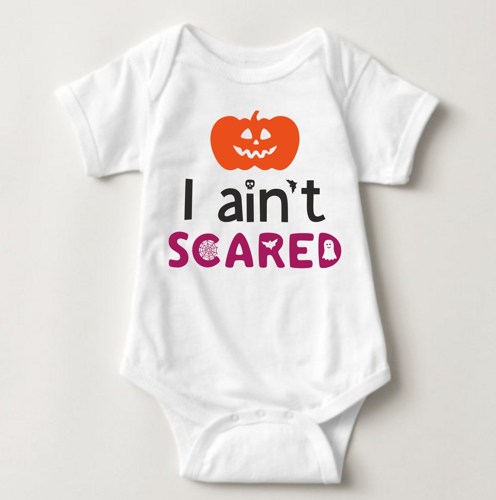 Baby Halloween  Onesies - I ain't Scared - MYSTYLEMYCLOTHING