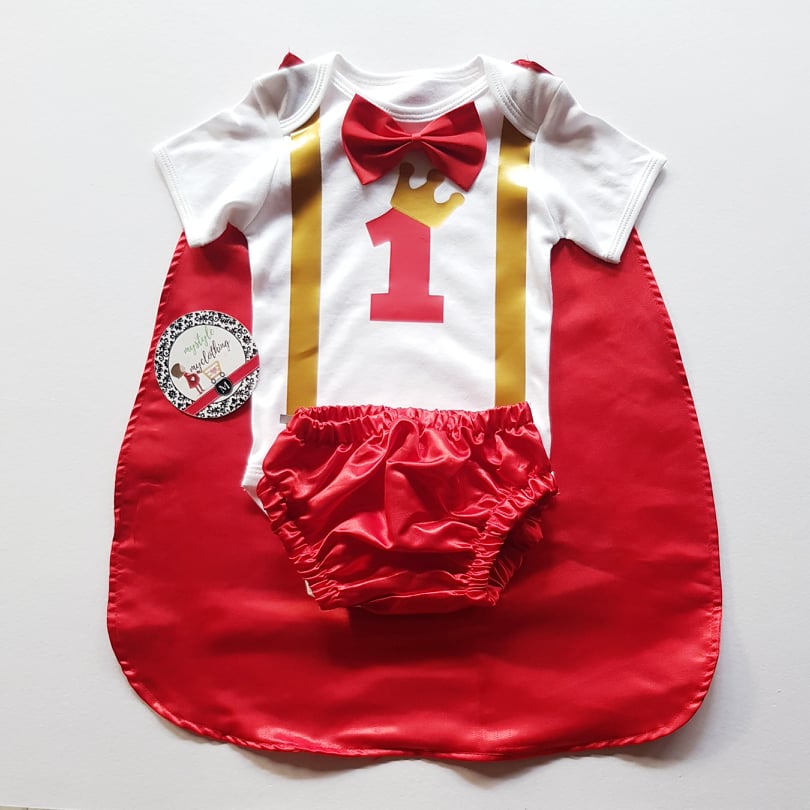 Baby Little Prince Costume Set - Red - MYSTYLEMYCLOTHING