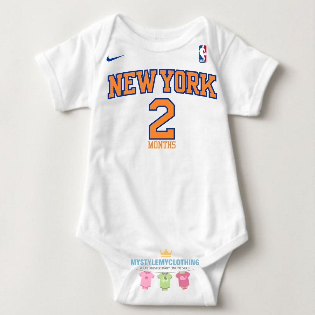 Adidas NBA Basketball NY Knicks Baby Boy Jersey Onesie Lee 42 - Size: 18M