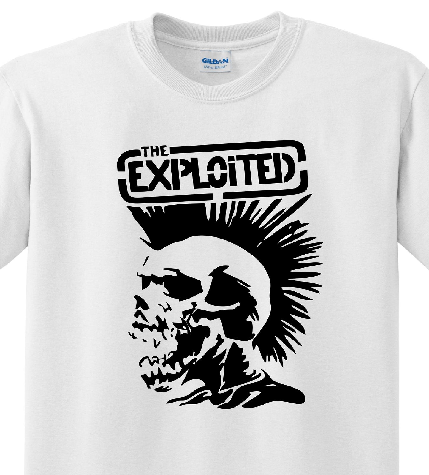 Radical Band  Men's Shirts - Exploited (White) - MYSTYLEMYCLOTHING