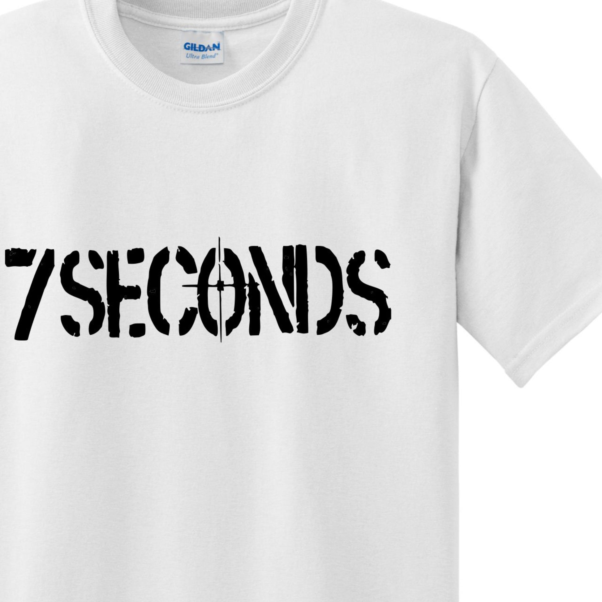 Radical Band  Men's Shirts - 7 Seconds (White) - MYSTYLEMYCLOTHING