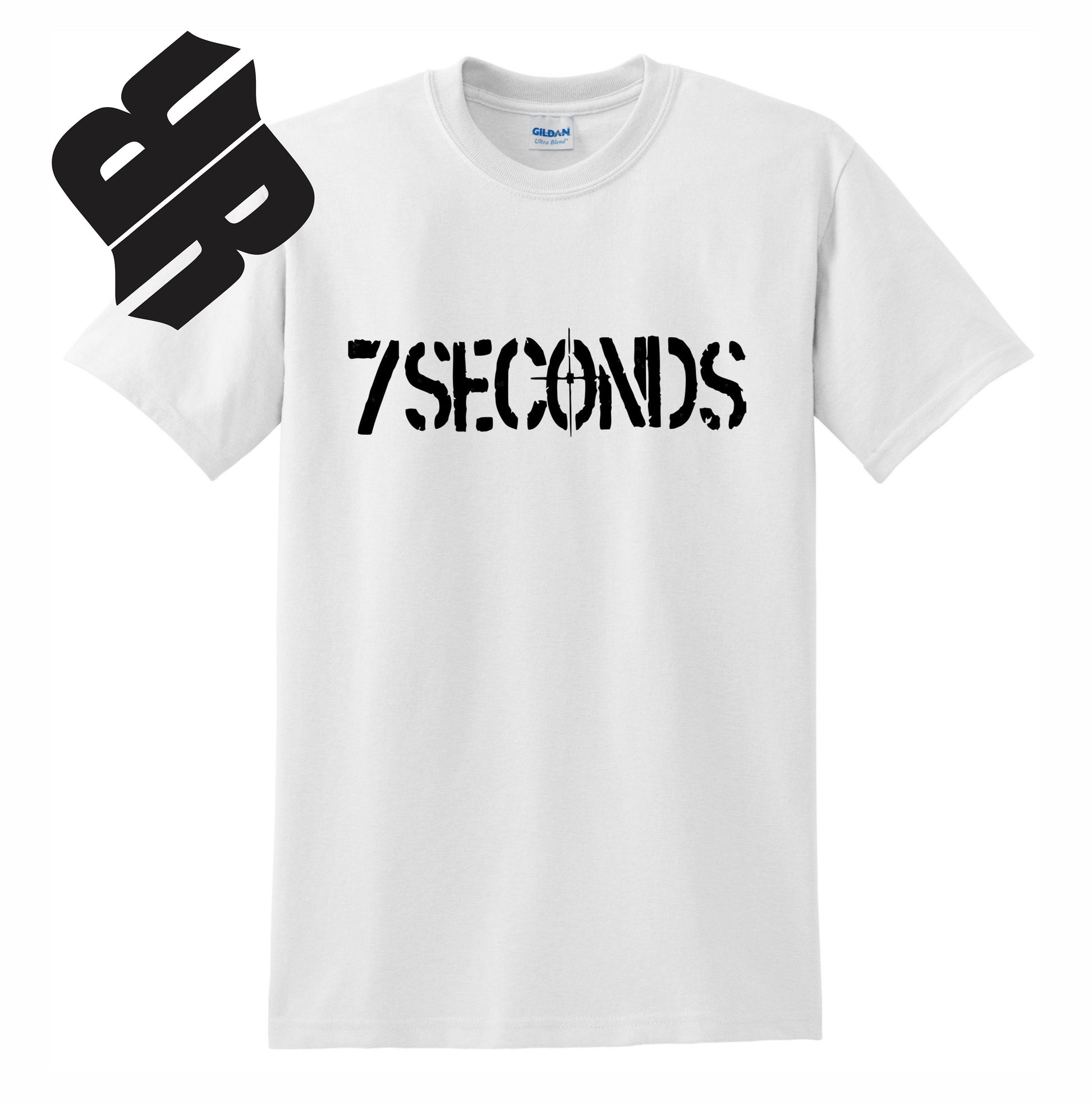 Radical Band  Men's Shirts - 7 Seconds (White) - MYSTYLEMYCLOTHING