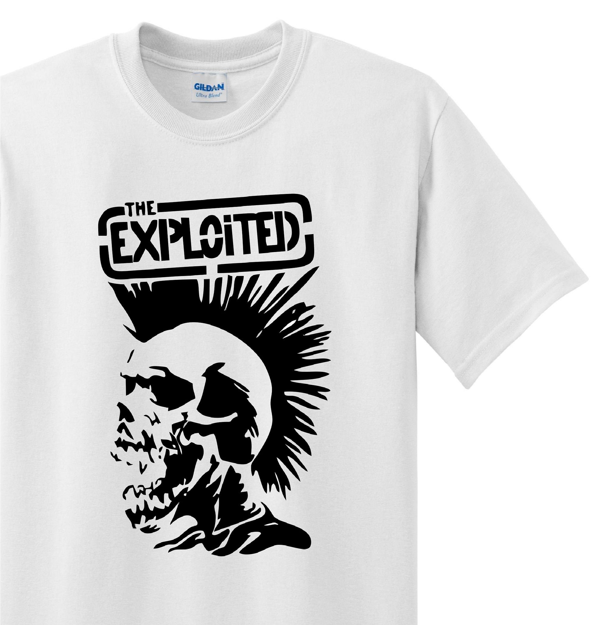 Radical Band  Men's Shirts - Exploited (White) - MYSTYLEMYCLOTHING