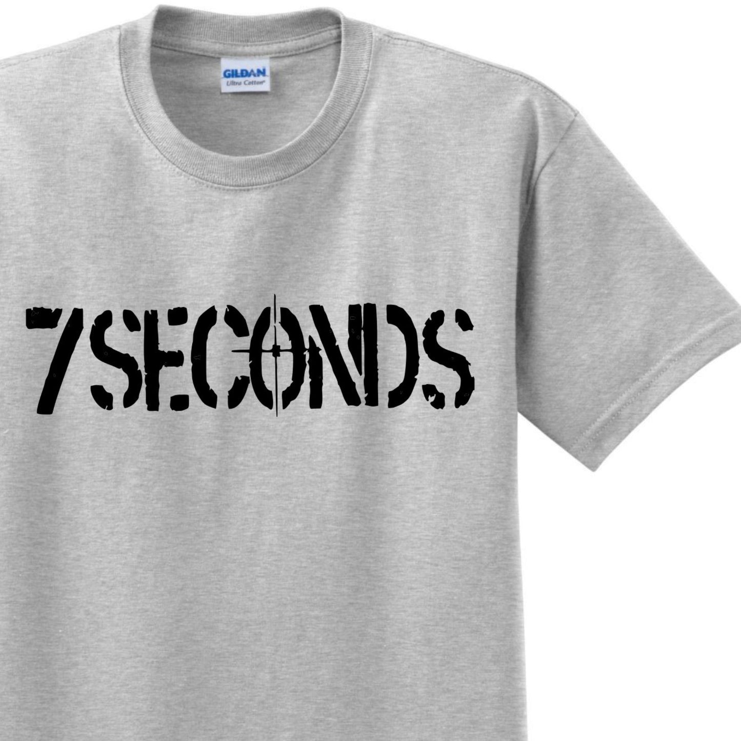 Radical Band  Men's Shirts - 7 Seconds (Gray) - MYSTYLEMYCLOTHING