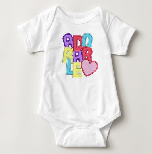 Baby Statement Onesies - Adorable - MYSTYLEMYCLOTHING