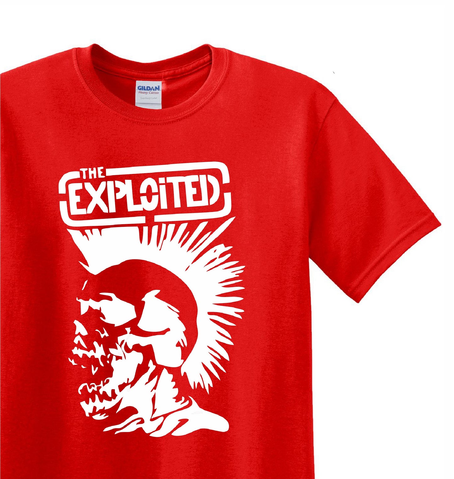 Radical Band  Men's Shirts - Exploited (Red) - MYSTYLEMYCLOTHING