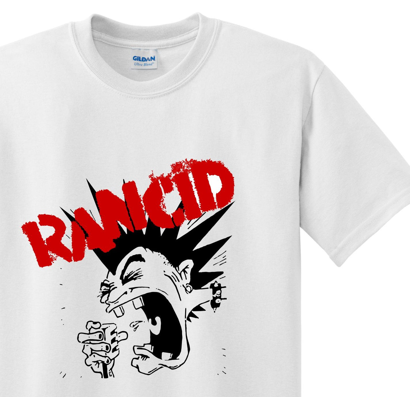 Radical Band  Men's Shirts - Rancid (White) - MYSTYLEMYCLOTHING