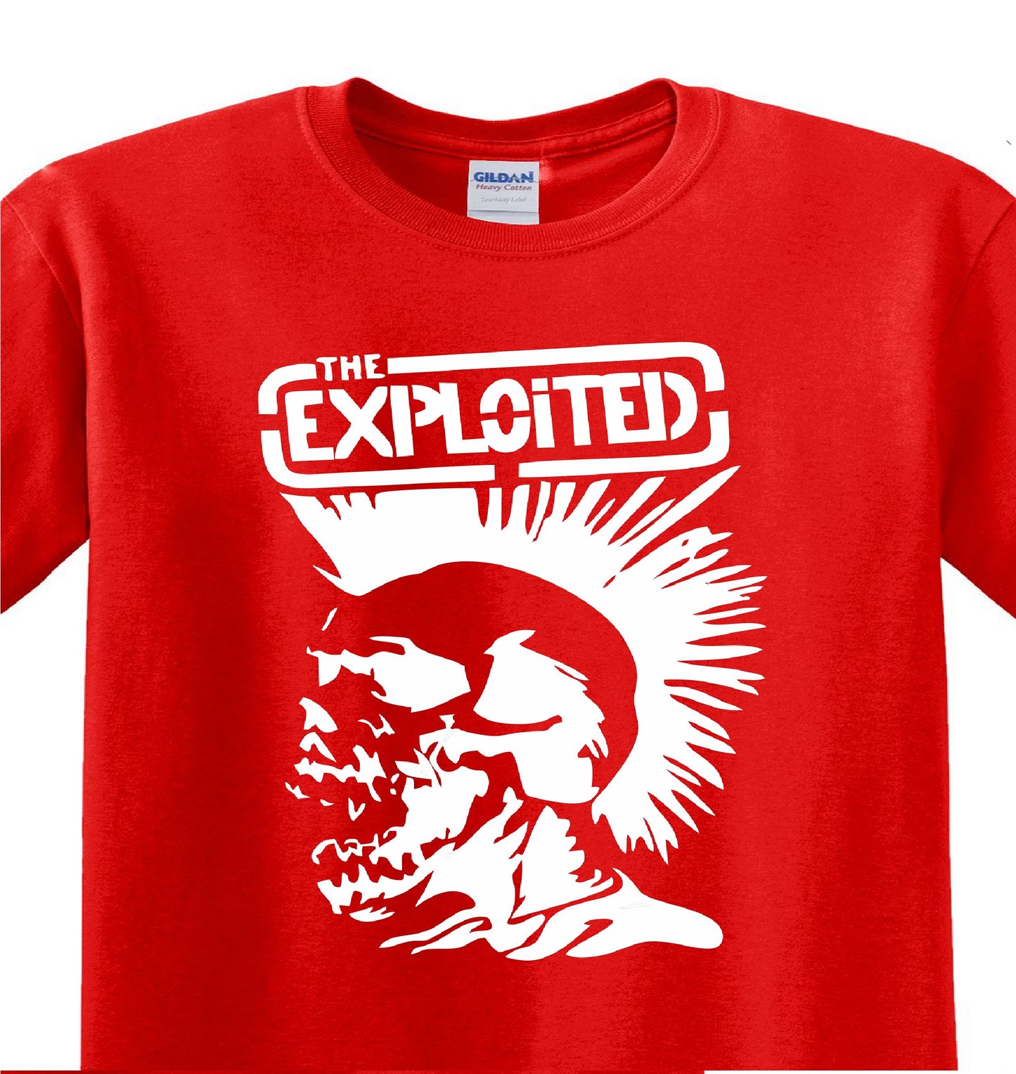 Radical Band  Men's Shirts - Exploited (Red) - MYSTYLEMYCLOTHING