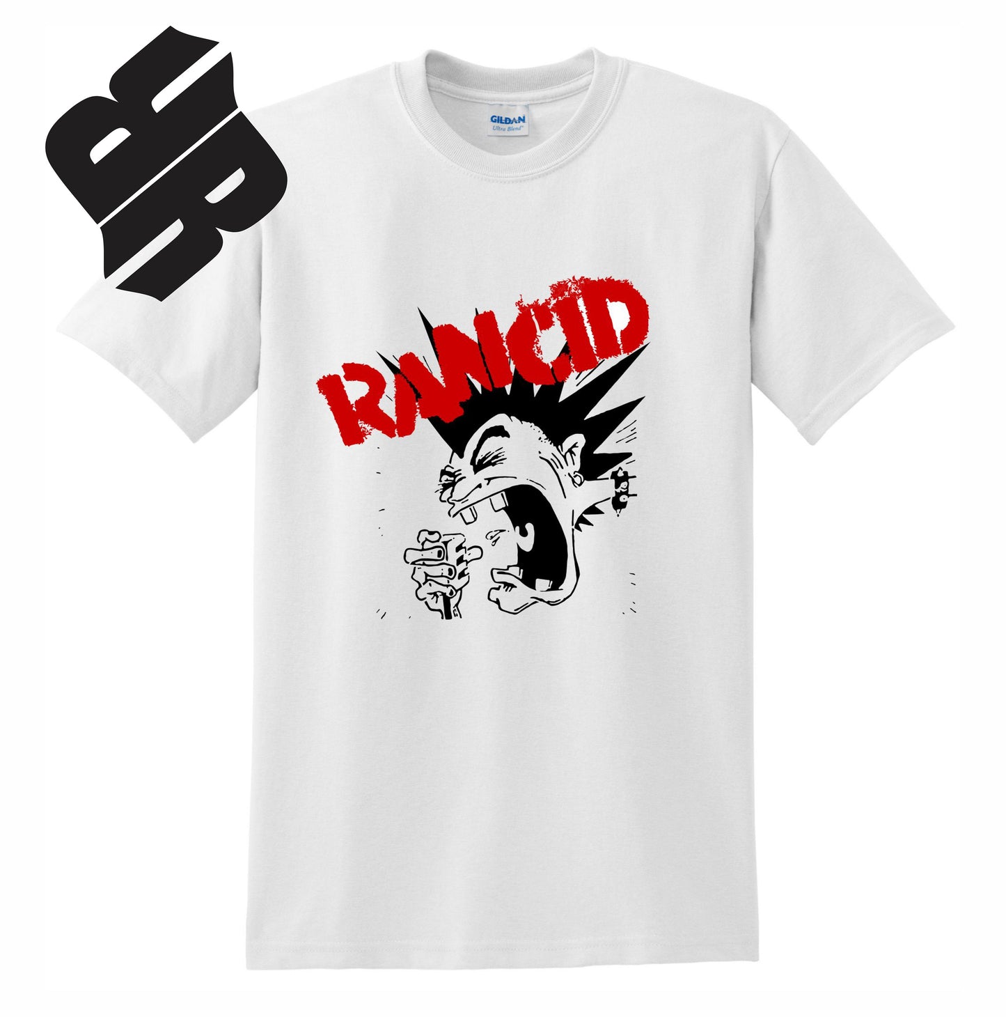 Radical Band  Men's Shirts - Rancid (White) - MYSTYLEMYCLOTHING