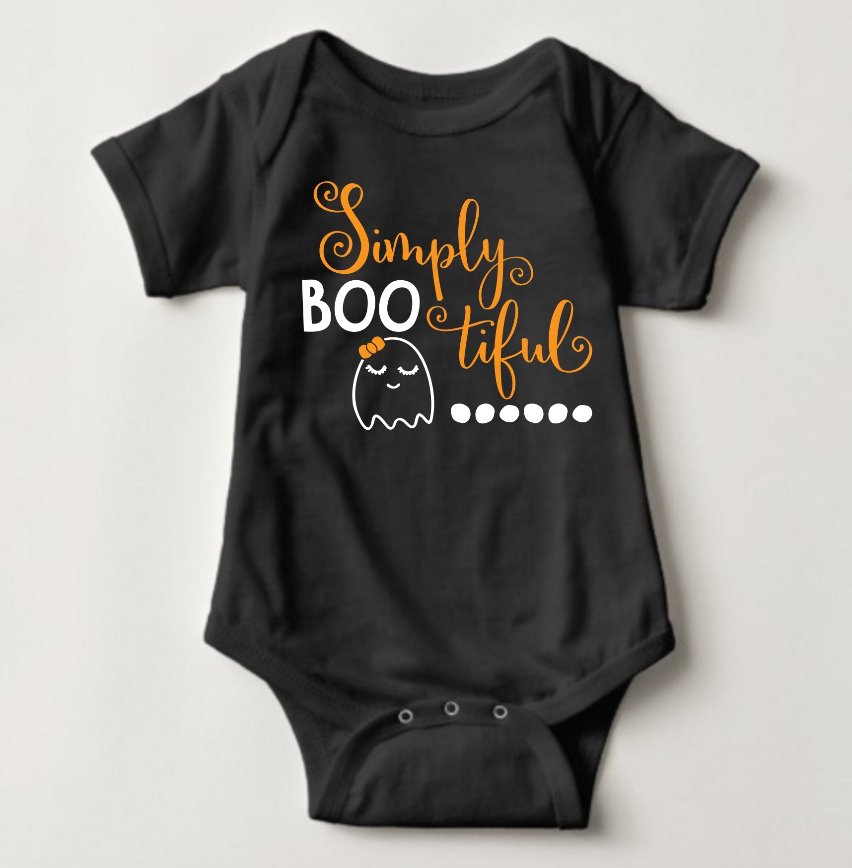 Baby Halloween  Onesies - Simply Boo tiful Colored - MYSTYLEMYCLOTHING