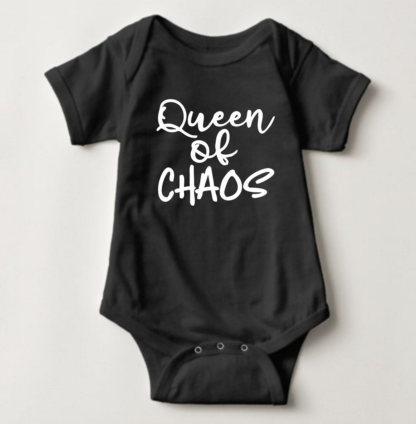 Baby Statement Onesies - Queen of Chaos - MYSTYLEMYCLOTHING