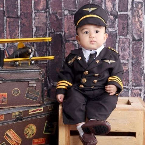 Made To Order Pilot Costume for Boys - MYSTYLEMYCLOTHING