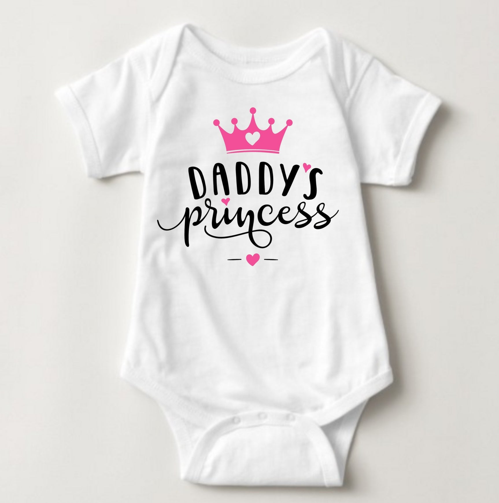 Baby Statement Onesies - Daddy's Princess - MYSTYLEMYCLOTHING