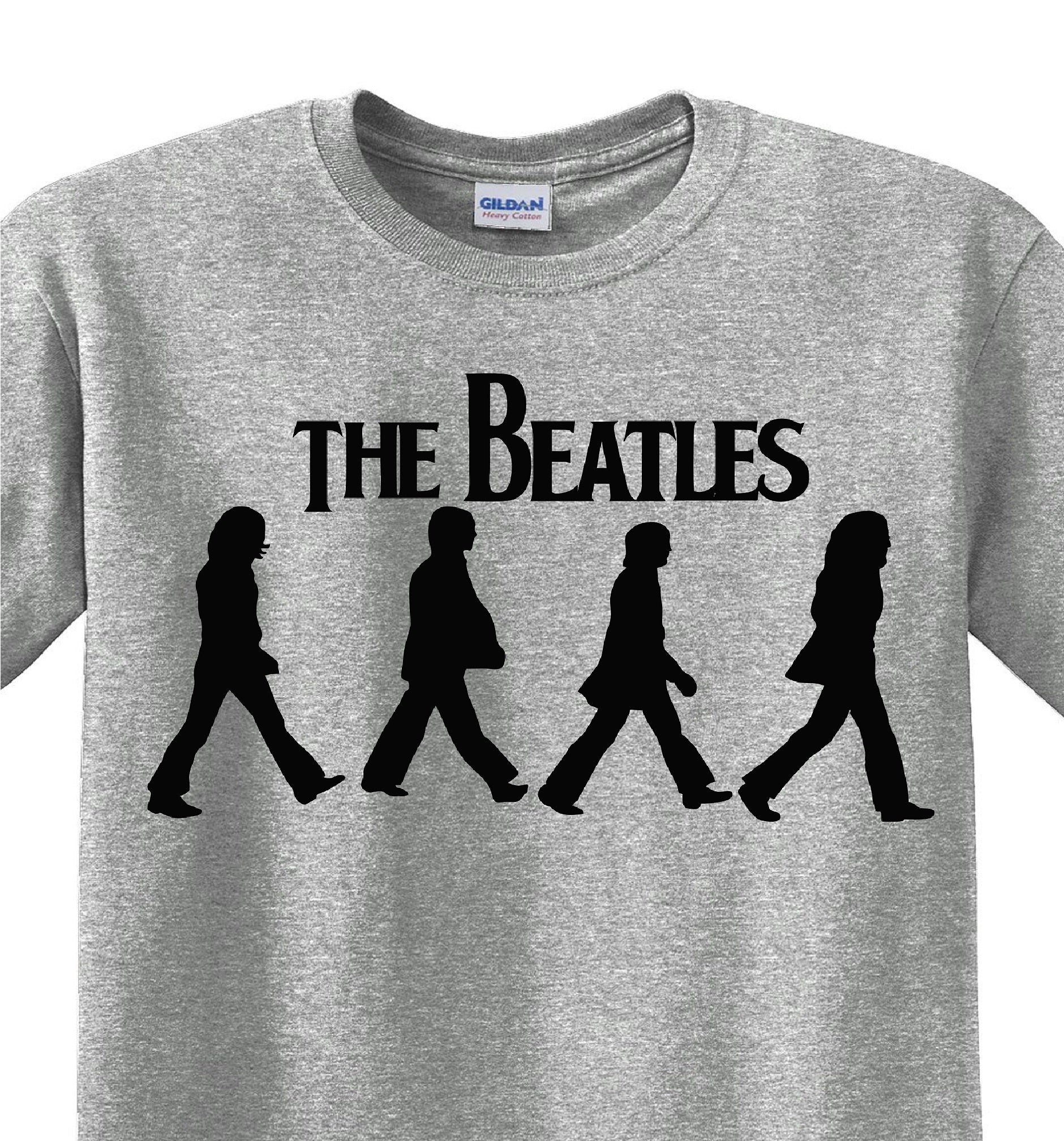 Radical Band  Men's Shirts - The Beatles (Gray) - MYSTYLEMYCLOTHING