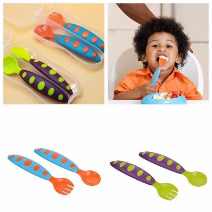 Baby Spoon and Fork Training Set - MYSTYLEMYCLOTHING