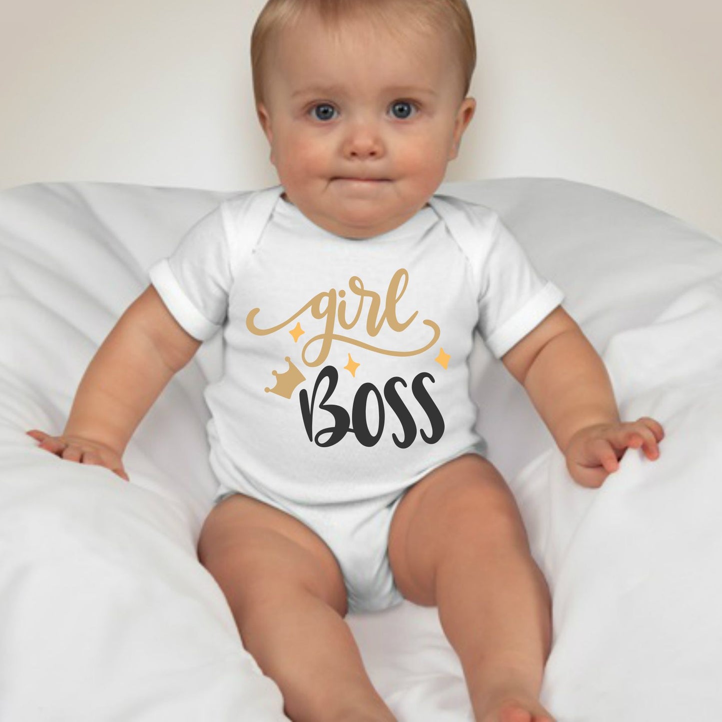 Baby Statement Onesies - Girl Boss - MYSTYLEMYCLOTHING