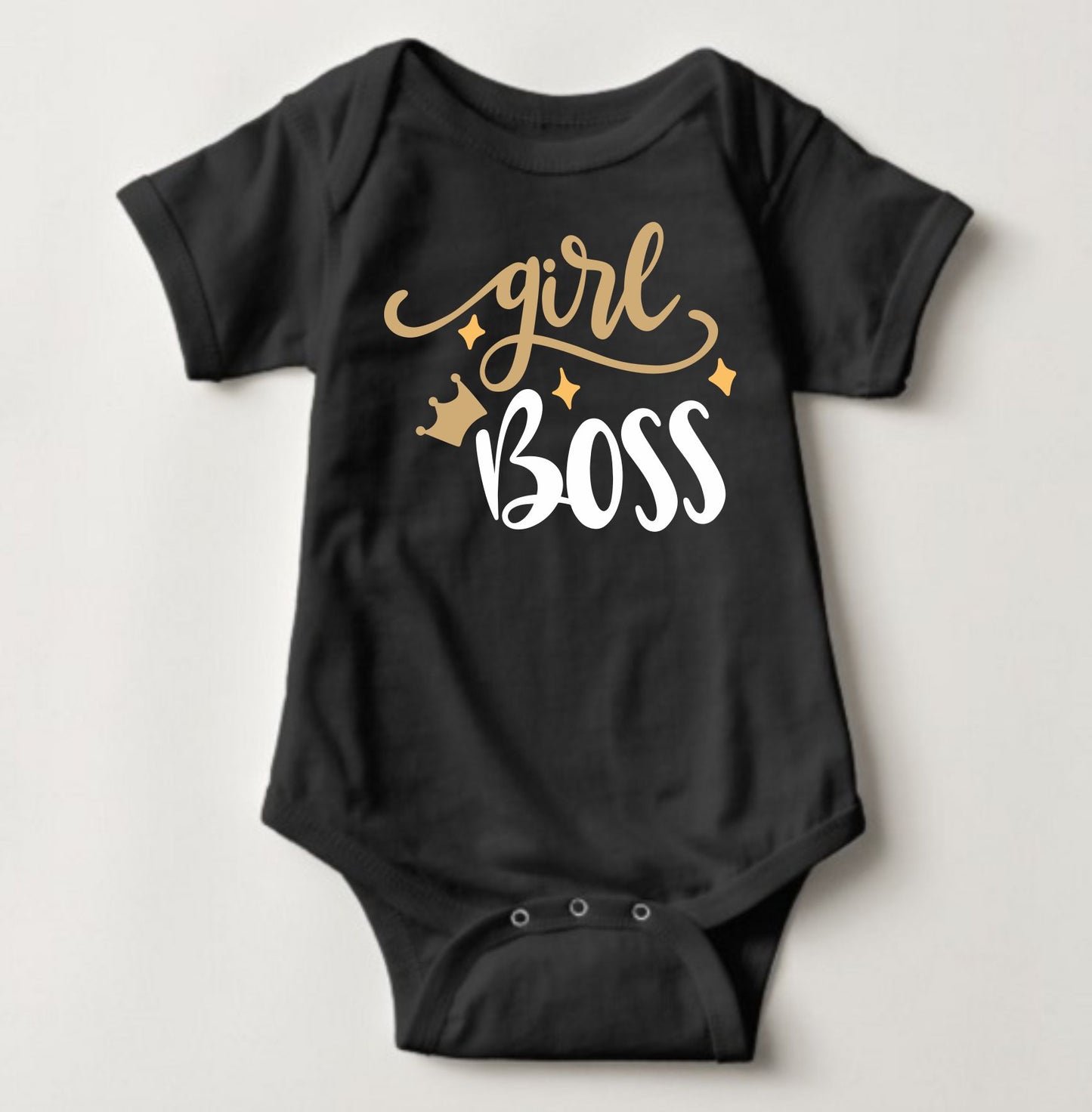 Baby Statement Onesies - Girl Boss - MYSTYLEMYCLOTHING