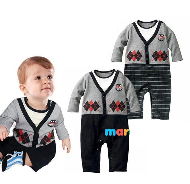 Baby Romper Baby Long Sleeve Vest Romper - MYSTYLEMYCLOTHING