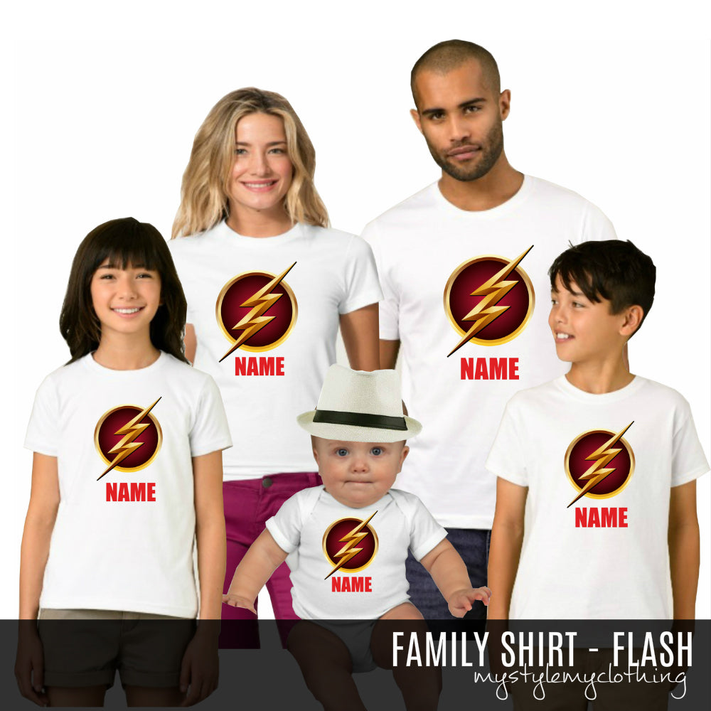 Family Set Shirt - Flash - MYSTYLEMYCLOTHING