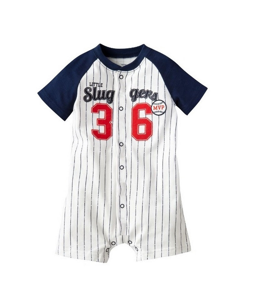 Baby Romper Slugger 36 Baseball League Romper - MYSTYLEMYCLOTHING