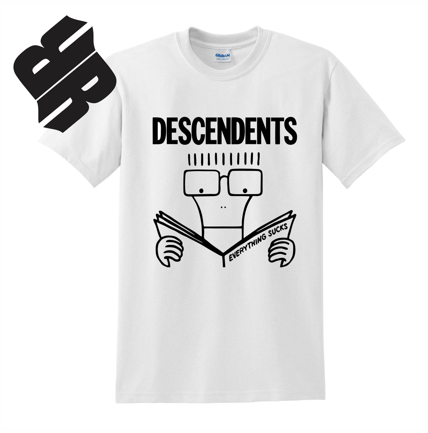 Radical Band  Men's Shirts - Descendents (White) - MYSTYLEMYCLOTHING