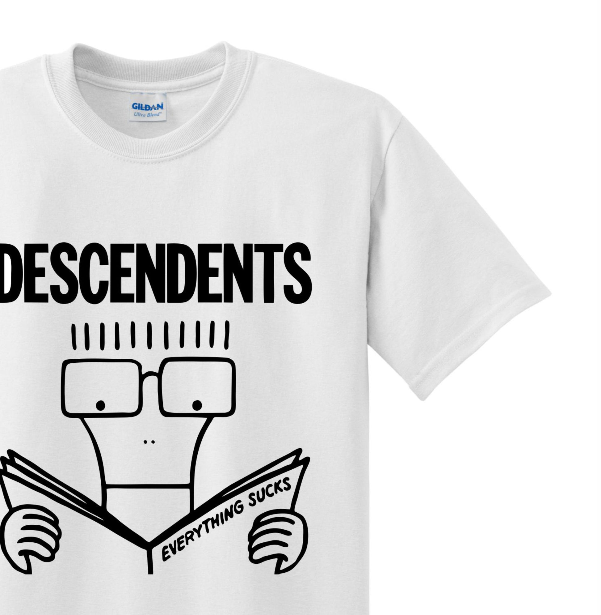 Radical Band  Men's Shirts - Descendents (White) - MYSTYLEMYCLOTHING