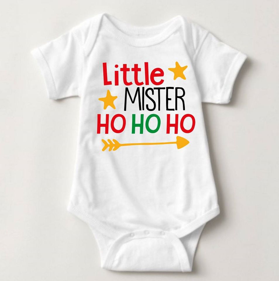 Baby Christmas Holiday Onesies - Little Mister - MYSTYLEMYCLOTHING