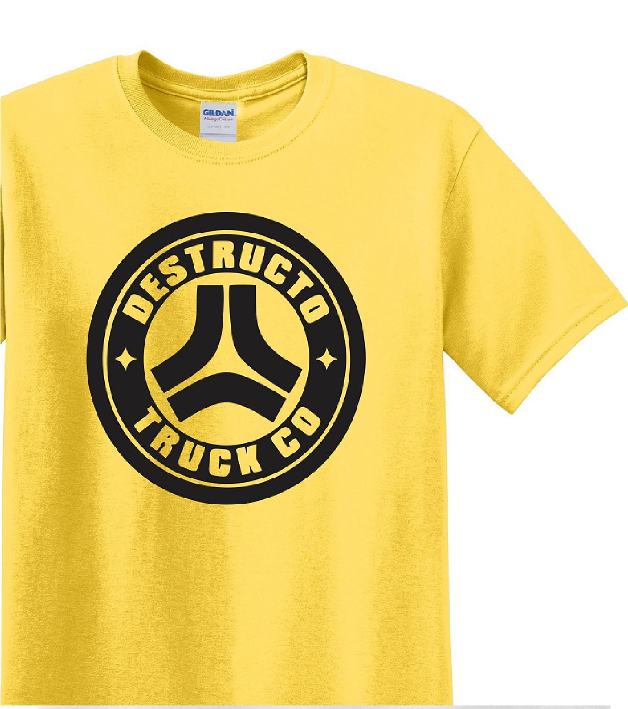 Skate Men's Shirt - Destructo (Yellow) - MYSTYLEMYCLOTHING