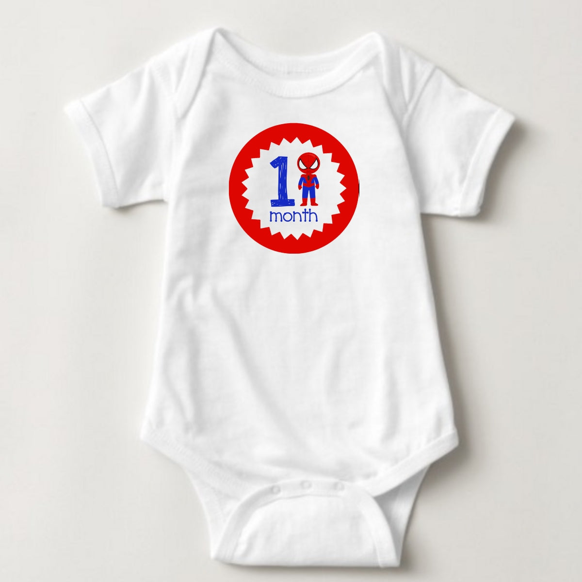 Baby Custom Monthly Onesies - Superheroes II - MYSTYLEMYCLOTHING