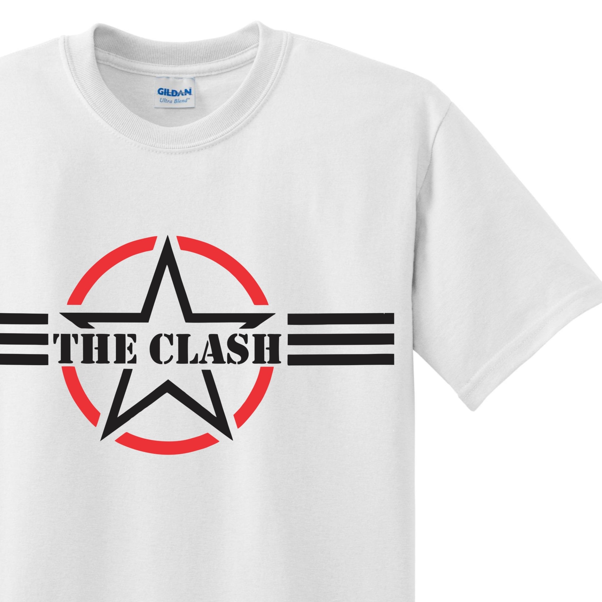 Radical Band  Men's Shirts - The Clash (White) - MYSTYLEMYCLOTHING