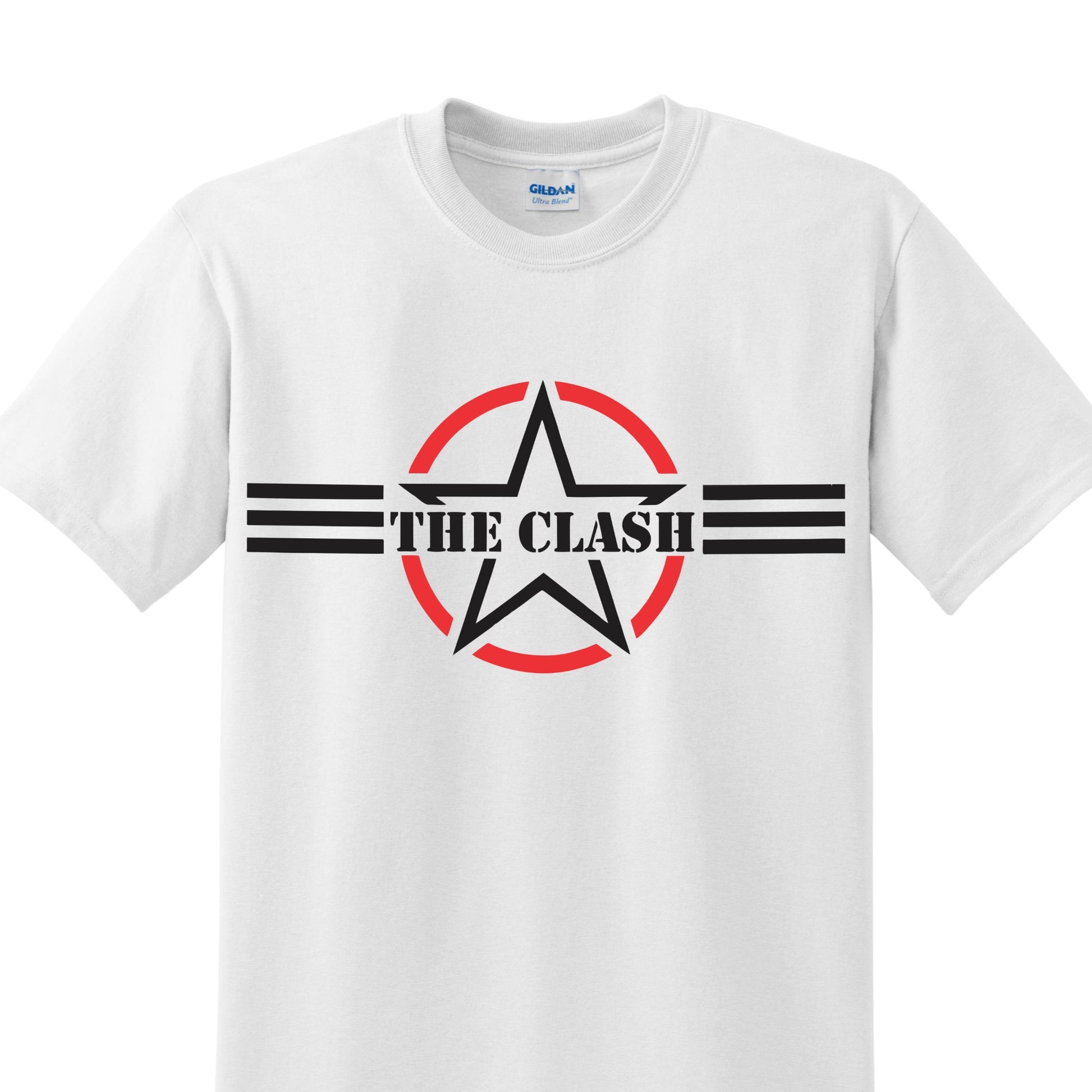 Radical Band  Men's Shirts - The Clash (White) - MYSTYLEMYCLOTHING