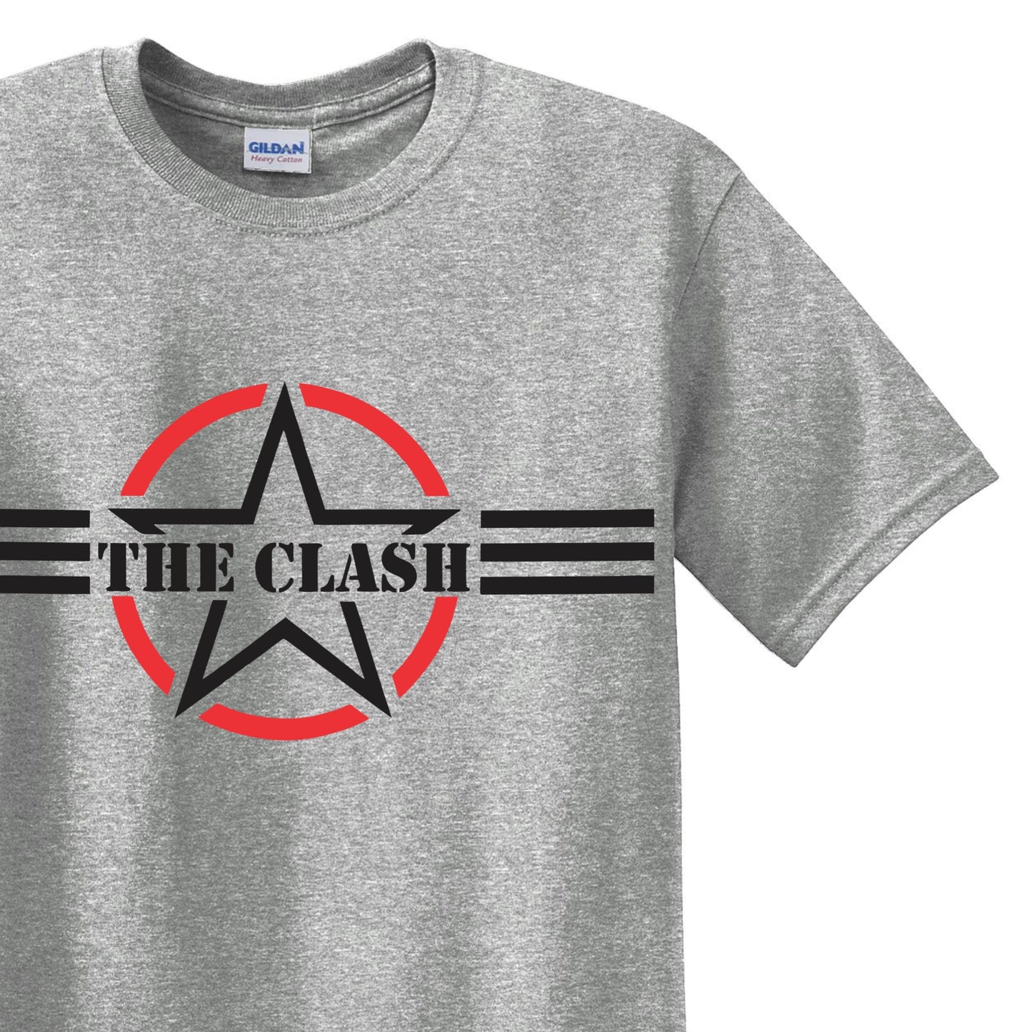 Radical Band  Men's Shirts - The Clash (Gray) - MYSTYLEMYCLOTHING