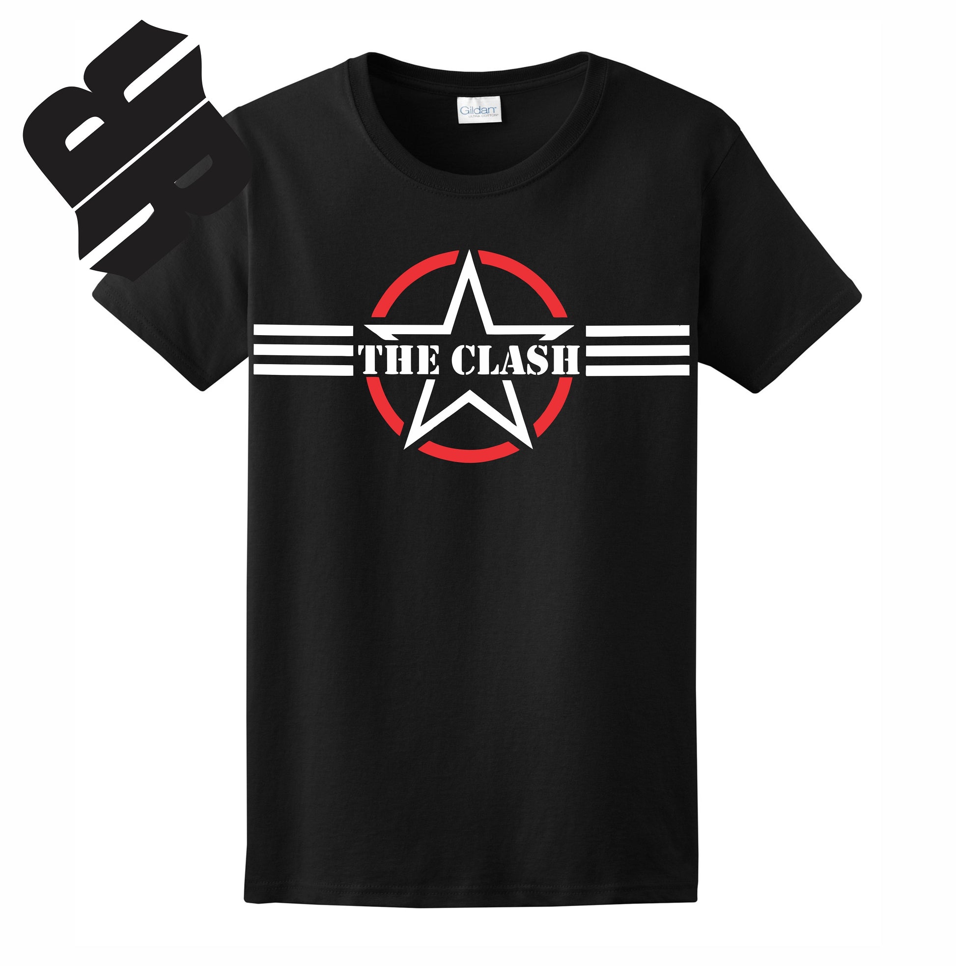 Radical Band  Men's Shirts - The Clash (Black) - MYSTYLEMYCLOTHING