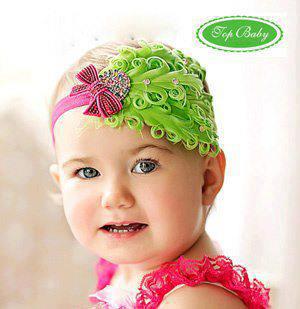 Baby Amour Collection Headband - Feather 19 - MYSTYLEMYCLOTHING