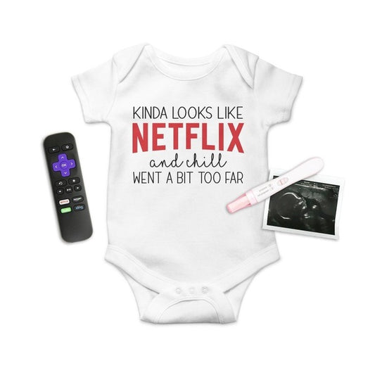 Baby Statement Onesies - Netflix went a bit to far - MYSTYLEMYCLOTHING