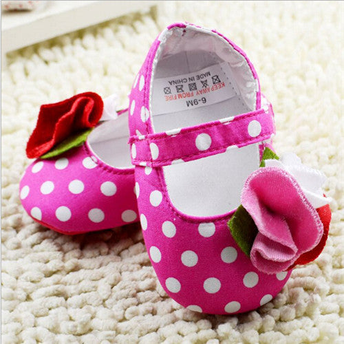 Baby Prewalker Anti-Skid Shoes - Top Baby Pink - MYSTYLEMYCLOTHING