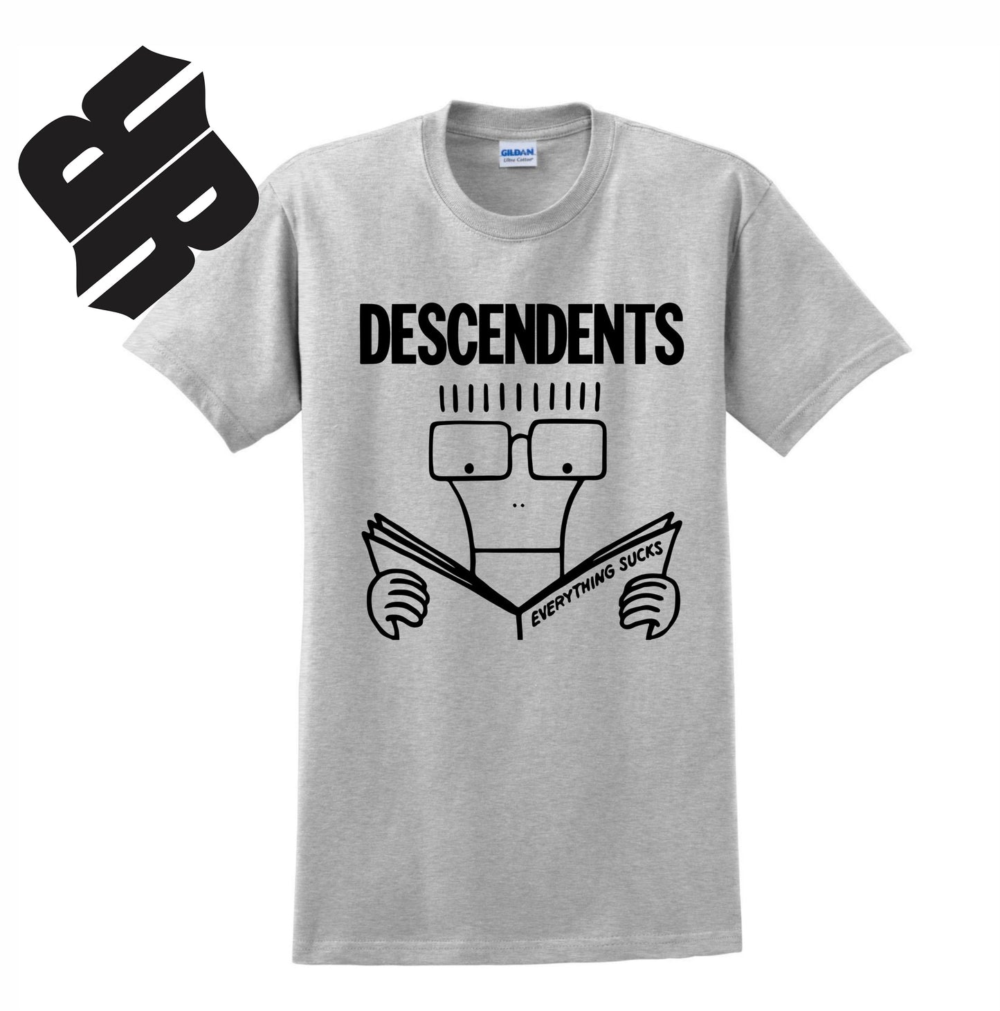 Radical Band  Men's Shirts - Descendents (Gray) - MYSTYLEMYCLOTHING