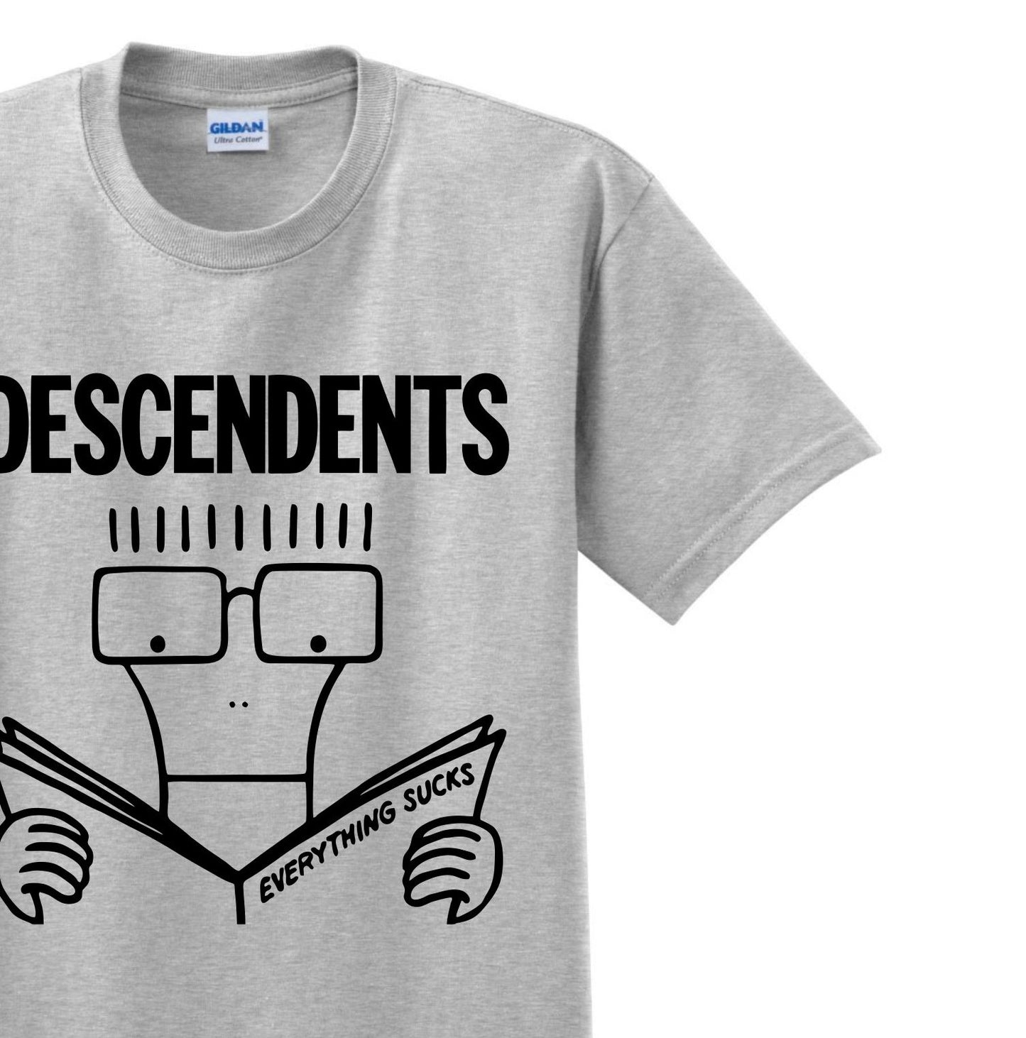 Radical Band  Men's Shirts - Descendents (Gray) - MYSTYLEMYCLOTHING