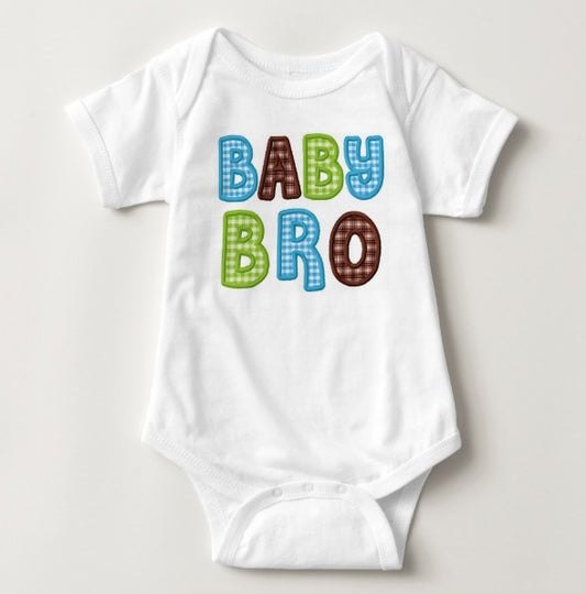 Baby Statement Onesies - Baby Bro - MYSTYLEMYCLOTHING