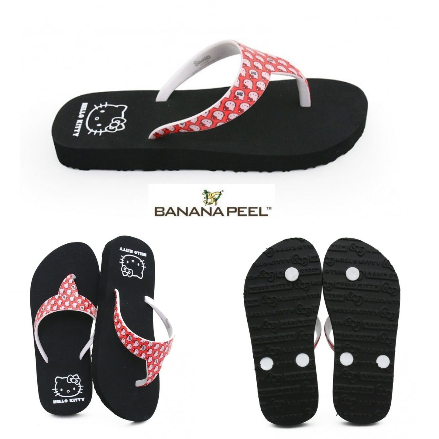 Banana Peel Girls Slippers Kids Ailurophile - Outspoken