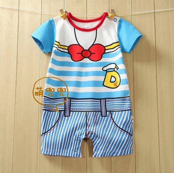 Baby Romper First Movement 100% Cotton Romper - Donald D Romper - MYSTYLEMYCLOTHING