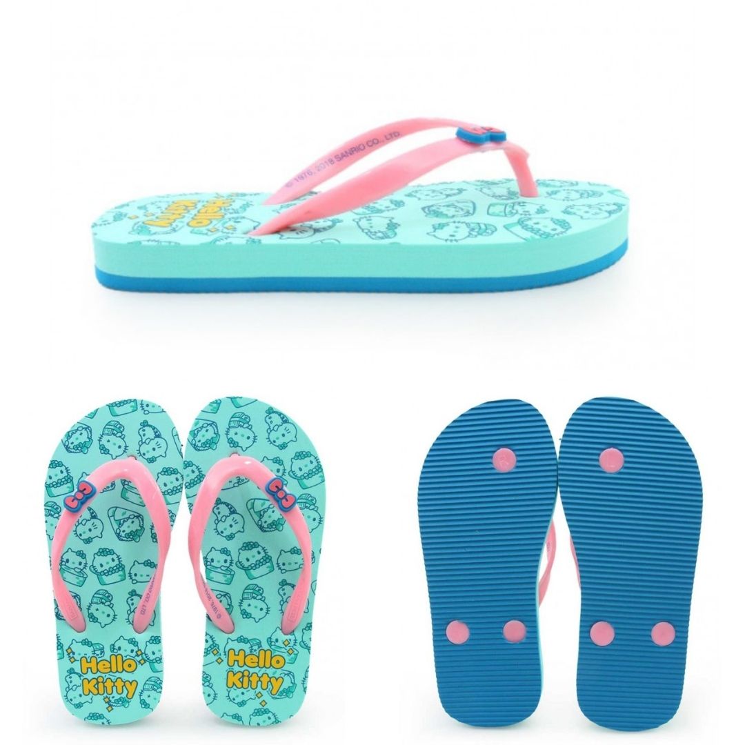 Banana Peel Slippers for Girls Kids Hello Kitty Sushi Love - Chirashi - MYSTYLEMYCLOTHING